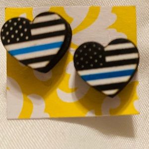 Police earrings